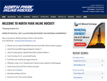 Tablet Screenshot of northparkinline.com